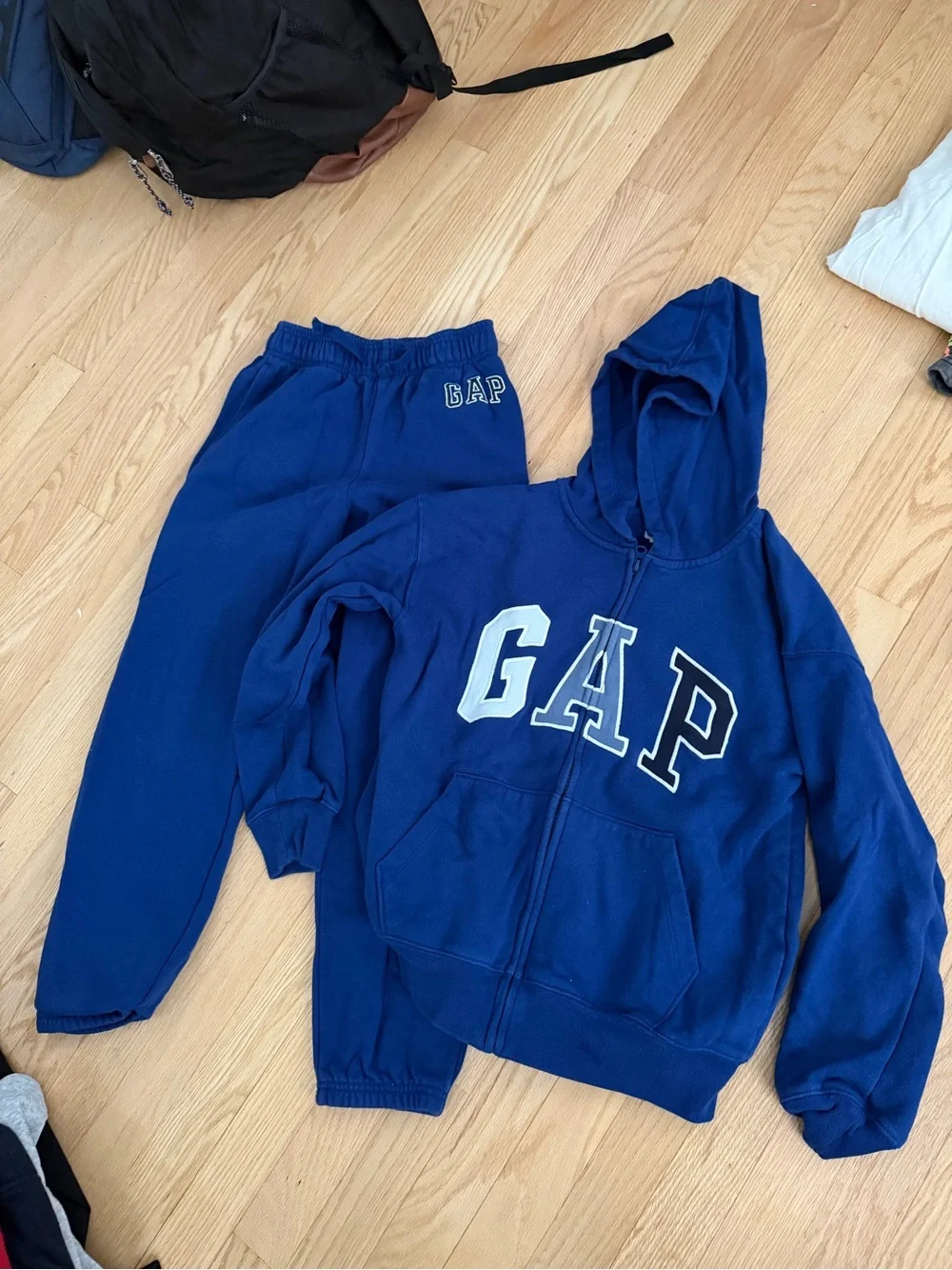 GAP Royal Blue Zip Hoodie & Sweatpants Set